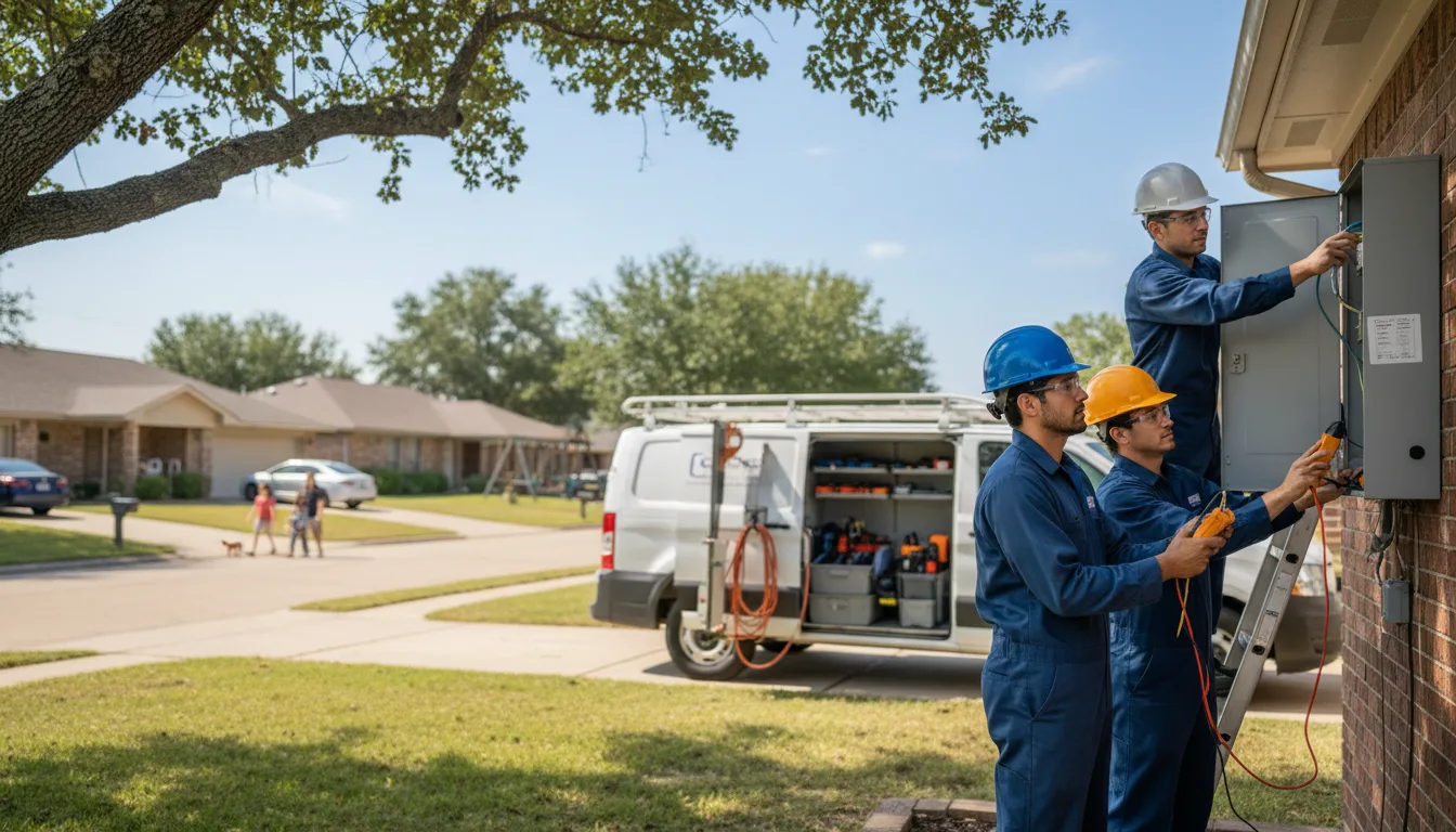 Certified electrician providing emergency electrical services in Portage, WI